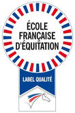 Logo de l'école française d'équitation , label de qualité